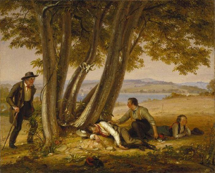 William Sidney Mount Caught Napping (Boys Caught Napping in a Field) china oil painting image